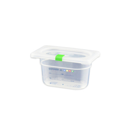 GN container GN 1/9 polypropylene with IML-HACCP label H 100 mm product photo
