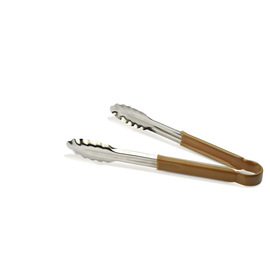 buffet tongs stainless steel brown L 400 mm product photo