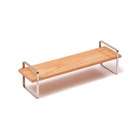 table frame stainless steel wood L 450 mm x 120 mm H 90 mm product photo