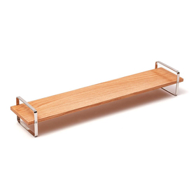 table frame stainless steel wood L 600 mm x 120 mm H 120 mm product photo