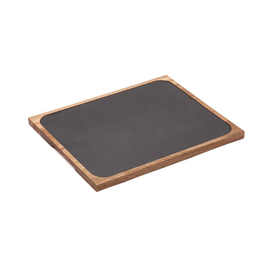 serving tray slate acacia wood | 345 mm x 285 mm H 15 mm product photo