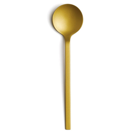 dining spoon | stainless steel | golden coloured  | 153 mm product photo