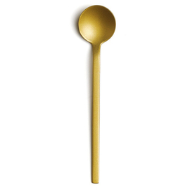 mocca spoon | stainless steel | golden coloured  | 101 mm product photo