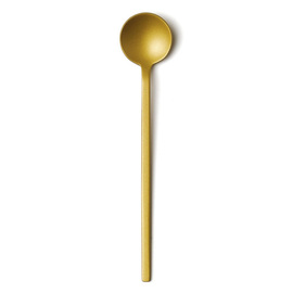 lunch spoon | stainless steel | golden coloured  | 125 mm product photo