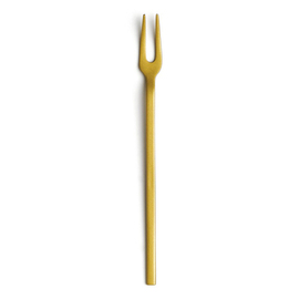 cake fork | stainless steel | golden coloured  | 125 mm product photo