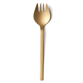 rice fork | stainless steel | copper coloured  | 148 mm product photo