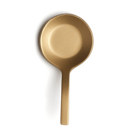 tasting spoon | fingerfood spoon round | stainless steel | copper coloured  | 86 mm product photo