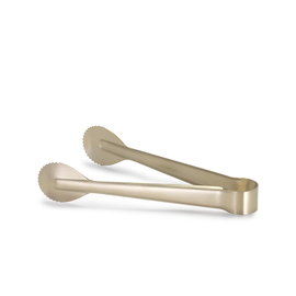 ice tongs stainless steel champagne coloured L 190 mm product photo