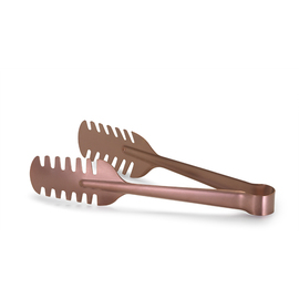 spaghetti tongs stainless steel copper coloured L 240 mm product photo