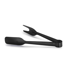 serving tongs stainless steel black L 240 mm product photo