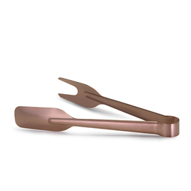 serving tongs stainless steel copper coloured L 240 mm product photo