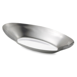 snack bowl stainless steel oval | 150 mm x 72 mm H 20 mm 270 ml product photo