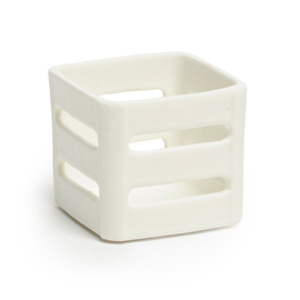 fingerfoodbox | porcelain white | side cutouts | 60 mm x 60 mm H 55 mm product photo