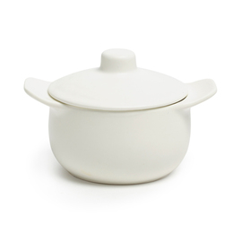 soup tureen | porcelain white | with handles Ø 100 mm H 90 mm product photo