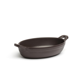 mini serving pan PRESENTACIÓN melamine brown | 150 mm x 80 mm H 30 mm | 2 side handles product photo