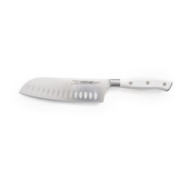 santoku MARBLE | hollow grind blade L 18 cm product photo