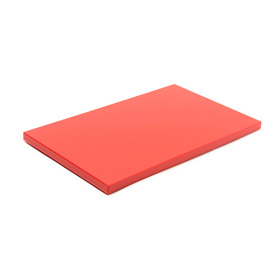 cutting board red HDPE 500 400 mm x 300 mm product photo