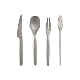 Finger Food Cutlery | stainless steel | silver coloured | 4-part product photo