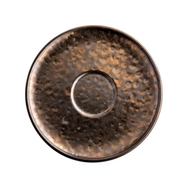 combi saucer NIVO METALLIC | stoneware Ø 155 mm product photo