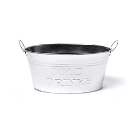 bottle cooler | ice bucket 24 ltr zinc 510 mm 350 mm H 230 mm product photo
