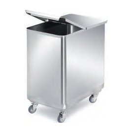condiment container with lid wheeled 100 l | 375 mm x 560 mm H 700 mm product photo
