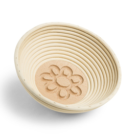 bread mould round with wooden floor Flower bread weight 1000 g Ø 220 mm product photo