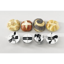 bread roll stamp Kaiser roll  with hole product photo