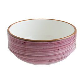 stacking bowl 350 ml AURA BLACKBERRY bonna Banquet porcelain Ø 120 mm H 53 mm product photo