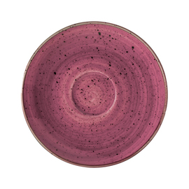 saucer Ø 120 mm AURA BLACKBERRY Rita porcelain purple swirled H 15 mm product photo