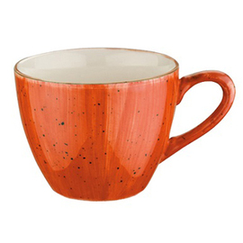 cup AURA TERRACOTTA 80 ml with saucer porcelain product photo