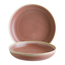 bowl | plate deep Ø 220 mm POTT BOWL PINK porcelain 1070 ml H 42 mm product photo