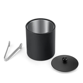 ice bucket SLUSH black 1 ltr incl. ice tongs product photo