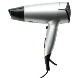 hotel safety hairdryer Elegance silver | black 1600 watts product photo