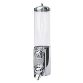 coffee bean dispenser AM 21.3 BS silver coloured for 3 kg of coffee beans | handling per twist mechanism product photo