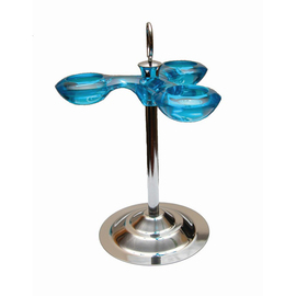 ice cream cone holder suitable for 3 cones | blue Ø 160 mm H 200 mm product photo