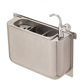 Portioning sink for wall mounting i. ScoopShower Permanent Permanent Exclusive Plus | 375 mm x 123 mm H 375 mm | holder product photo