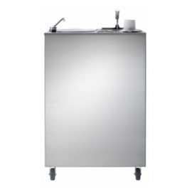 scoop shower unit mobile station i. ScoopShower Silver 230 volts | 600 mm x 400 mm H 1100 mm product photo