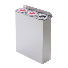 cup dispenser|lid dispenser wall mounting • 3 dispensers | cladding | wall bracket L 468 mm H 661 mm product photo