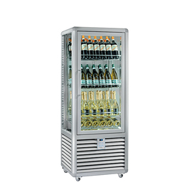 wine display cabinet CURVE  | glass door | convection cooling | 4 grids product photo