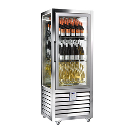 wine display cabinet QUADRO  | glass door | convection cooling | 3 grids product photo