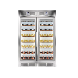 wine refrigerator  | glass door | convection cooling product photo