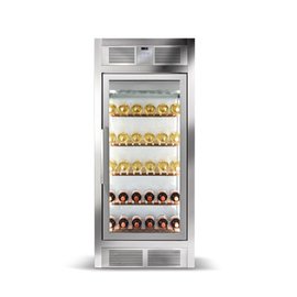 wine refrigerator  | glass door | convection cooling product photo