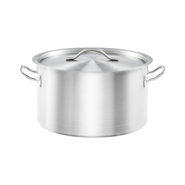 Saucepan with lid, medium-high shape, ONSET series, Ø 280 mm, height 160 mm, 9.8 L product photo