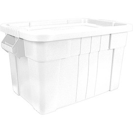 Storage container with lid, white, suitable for 2 x GN 1/1 (150 mm) product photo