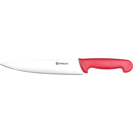 Stalgast kitchen knife, HACCP, red handle, stainless steel blade 22 cm product photo