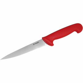 Stalgast filleting knife, HACCP, red handle, stainless steel blade 16 cm product photo