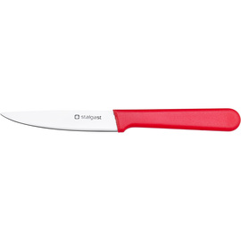 Stalgast paring knife, HACCP, red handle, stainless steel blade 9 cm product photo