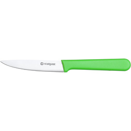 Stalgast paring knife, HACCP, green handle, stainless steel blade 9 cm product photo