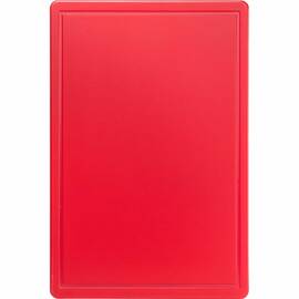 Cutting board, HACCP, color red, 600 x 400 x 18 mm (WxDxH) product photo