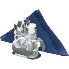 2-piece salt/pepper serving set with card/napkin holder, height 115 mm product photo